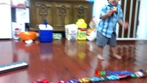 Memories before YouTube Flashback! Kid playing with toy cars and trains! Family Fun Activi