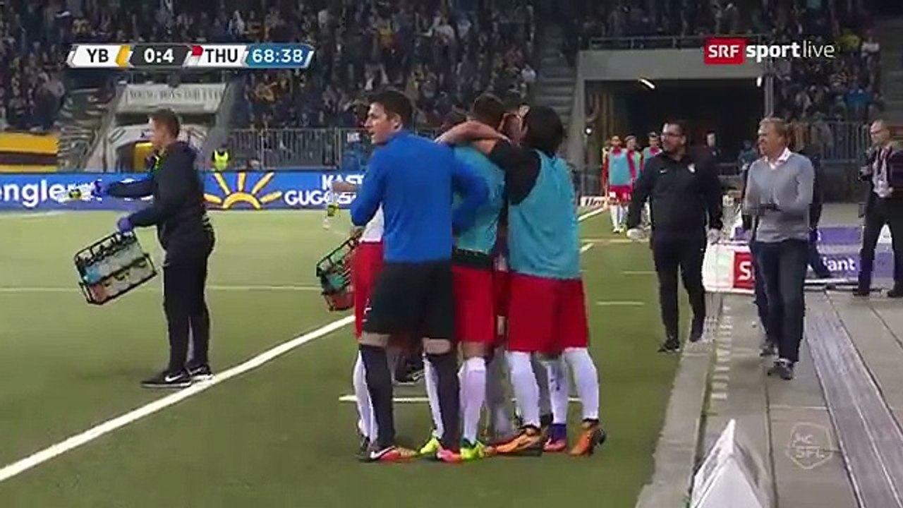 Young Boys 0:4 Thun (Swiss Super League 9 August 2017)