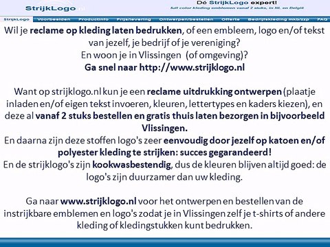 Reclame kleding bedrukken Vlissingen