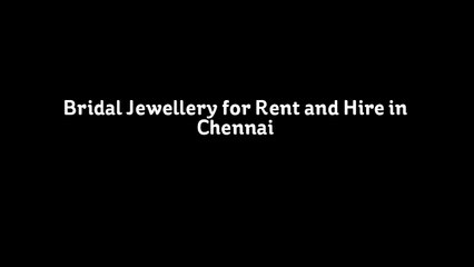 Bridal Jewellery for Rent and Hire in Chennai-Oddiyanam for Rent in Chennai
