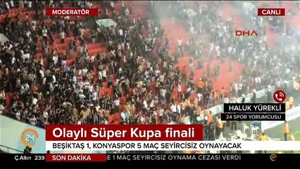 Olaylı Süper Kupa finali! Soruşturma başlatıldı