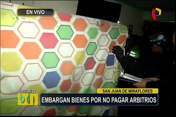 SJM: municipio embarga bienes a vecinos que adeudan arbitrios