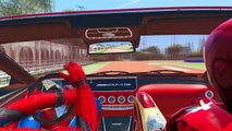 Şimşek McQueen ve Örümcek Adam Süper Üstü Açık Arabayla (Çizgi Film Tadında Türkçe Dublaj)