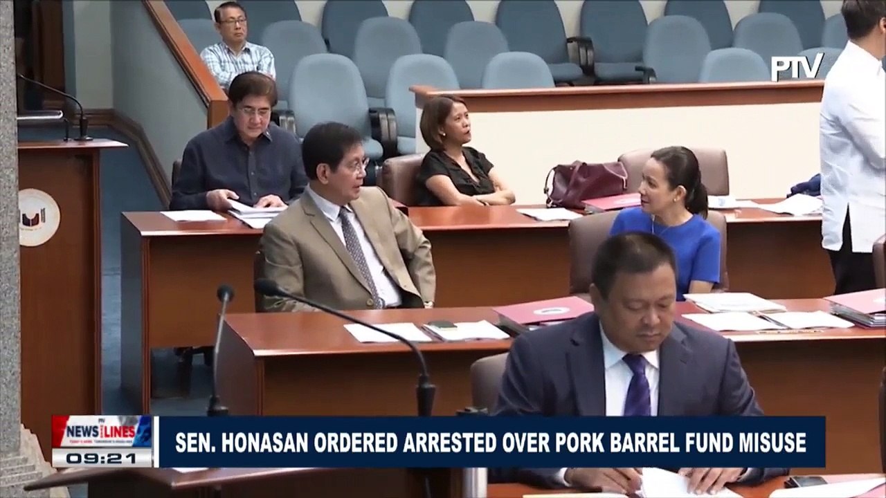 Sen. Honasan ordered arrested over Pork Barrel Fund misuse video