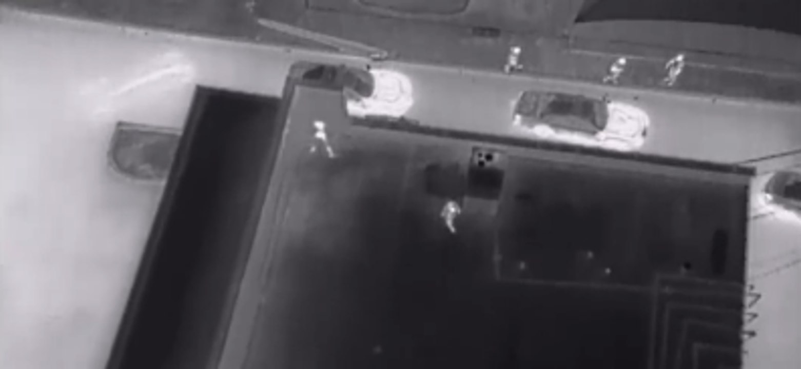 Georgetown Police Use Drone to Catch Burglar Hiding on Rooftop