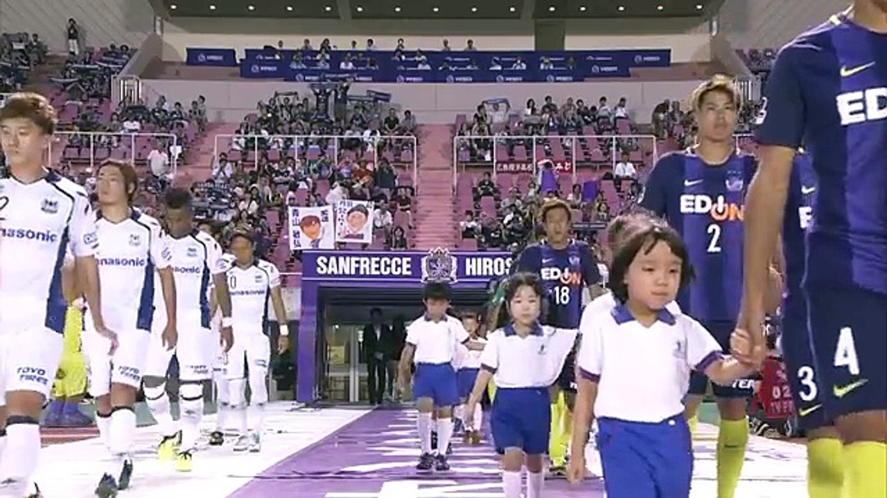Hiroshima 2:2 Gamba Osaka (Japanese J League. 9 August 2017)