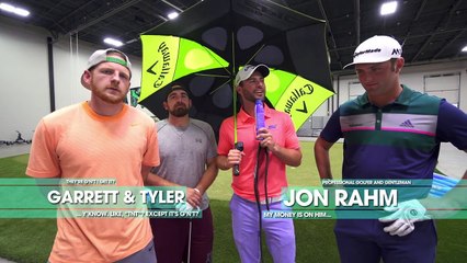 Dude Perfect Golf FACE OFF | Jon Rahm & Wesley Bryan