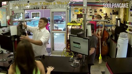 Surprise at the Dry Cleaners  ~ Joy Bomb with Aijia