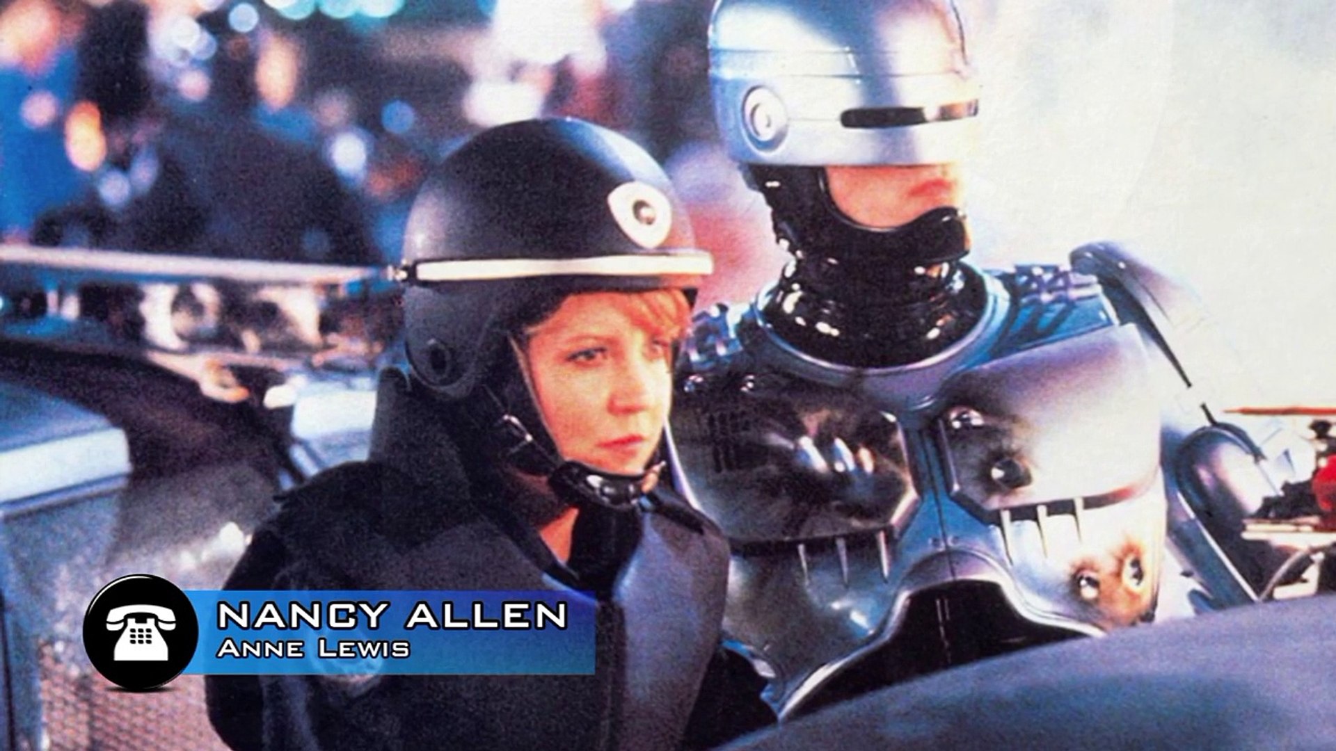 Nancy Allen Robocop Interview Video Dailymotion