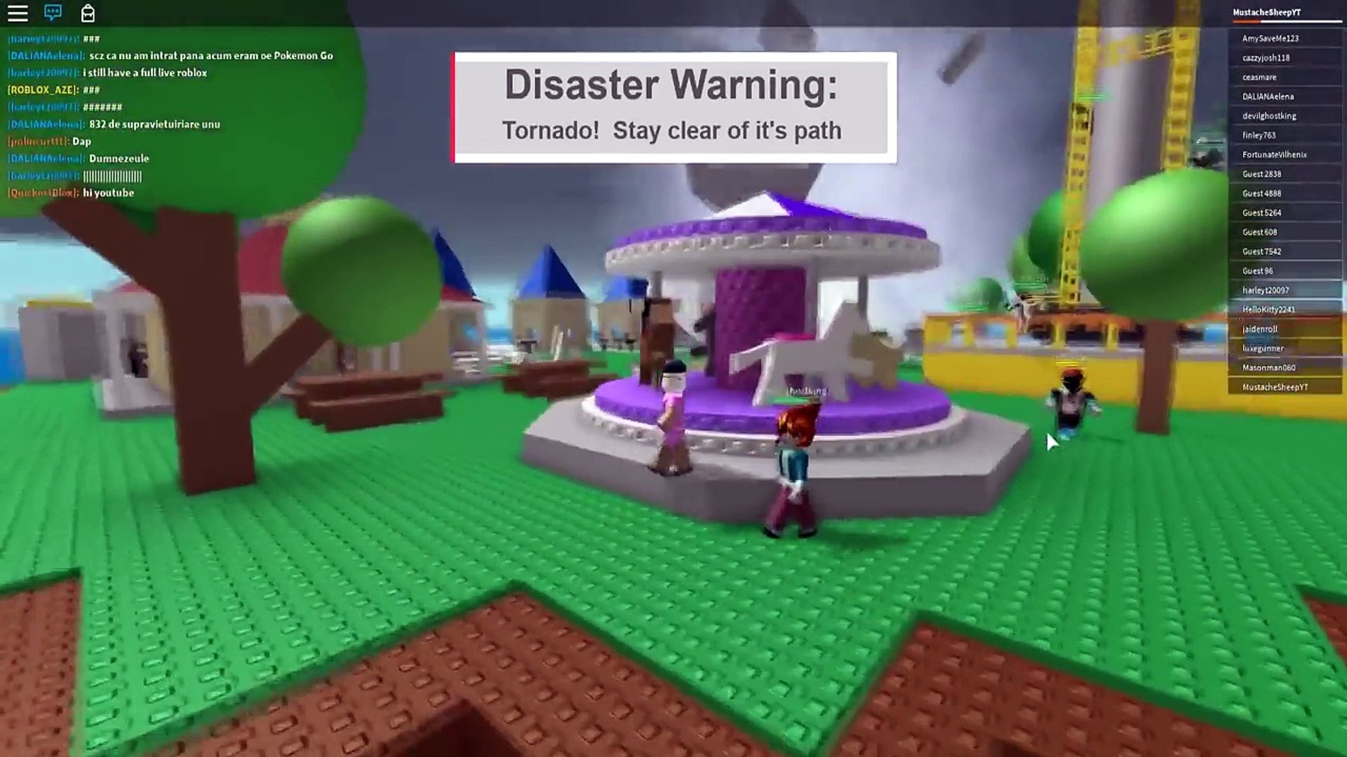 tornado destroys my mustache roblox