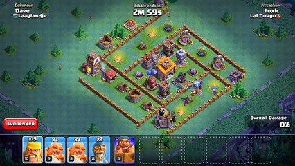FINALLY HIT 4000 part 2 TROPHIES  BEST ATTACK STRATEGY'S IN THE BUILDERS VILLAGE! - Clash Of Clans