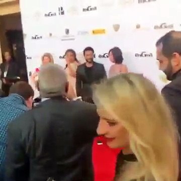 arabic stars in hollywod america angham and tamer hosni أنغام تدعم تامر حسني في أمريكا وبسمة بوسيل على المنصة