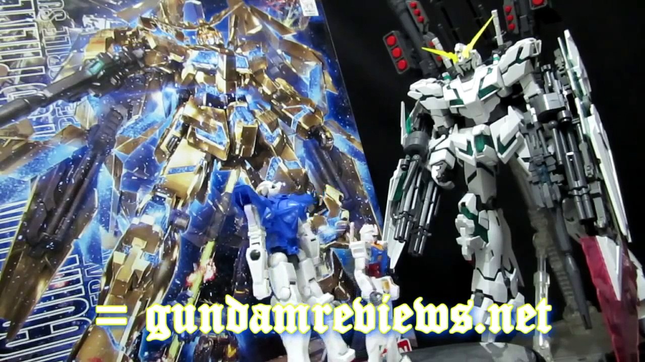 MG Phenex (1: Unbox) Gundam UC Unicorn 03 from One of Seventy Two Gold gunpla model review