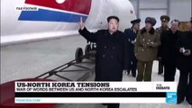 US-North Korea tensions: War of words escalates