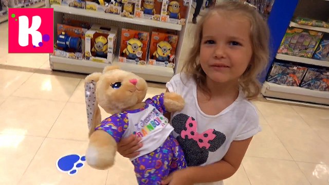 Funny Bunny Дайте ИМЯ зайчику милашке SHOPPING игрушек и одежды Новый Питомец Кати BAB SUPER TOY новое видео на канале