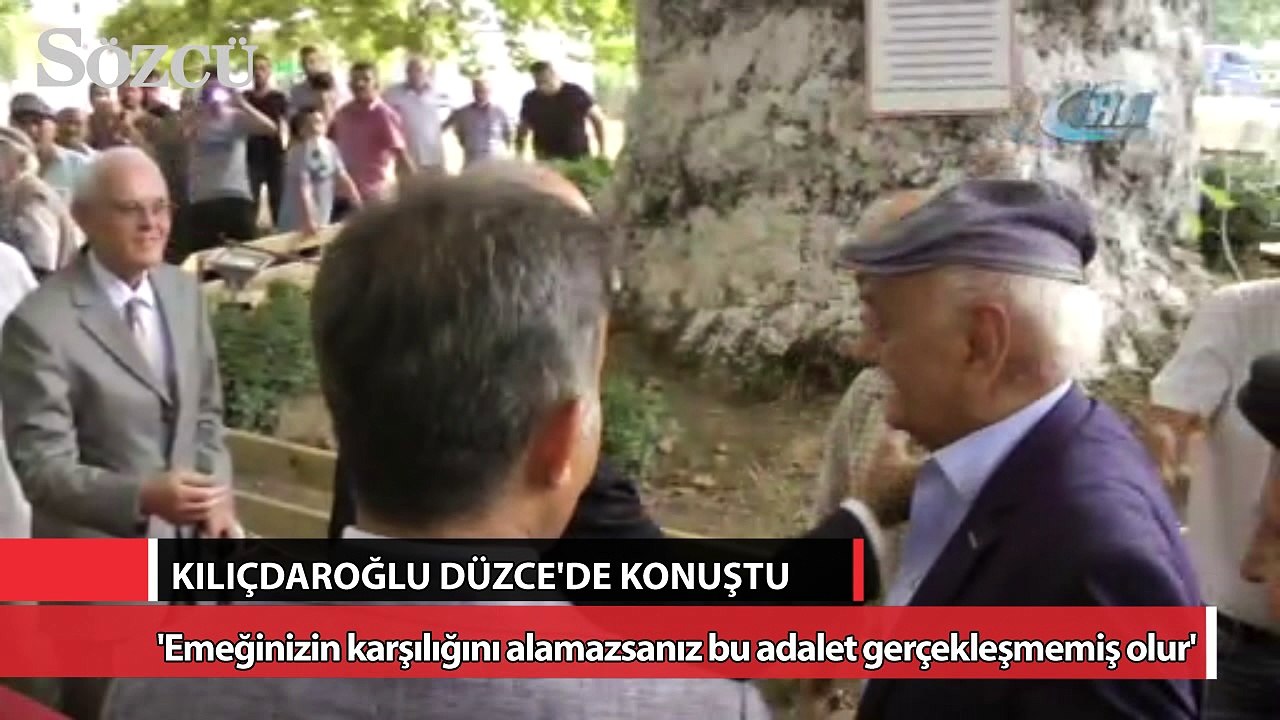 “Alın teri dökeceksiniz, emeğinizin karşılığını alamazsanız bu adalet gerçekleşmemiş olur”