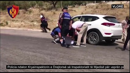 ARRESTOHET KRYEINSPEKTORI I MJEDISIT NE VLORE, HASANLLARI GODITI VARTESIN PER NJE GJOBE TE PAVENDOSU
