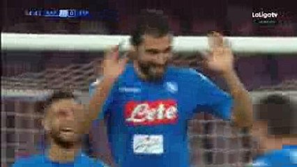 Raul Albiol Goal - Napoli VS Espanyol 2-0 10.08.2017 (HD)