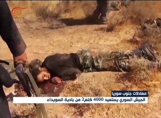 الجيش السوري وحلفاؤه يحررون كامل بادية السويداء ...