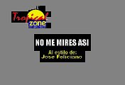 No Me Mires Asi - Jose Feliciano (Karaoke)