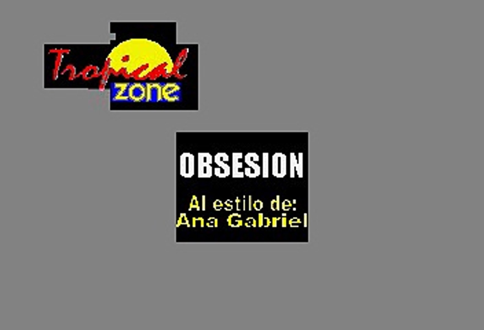⁣Obsesion - Ana Gabriel (Karaoke)