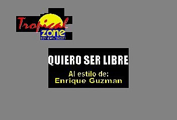 Quiero ser libre - Enrique Guzman (Karaoke)