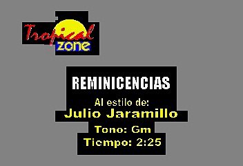 Reminicencias - Julio Jaramillo (Karaoke)