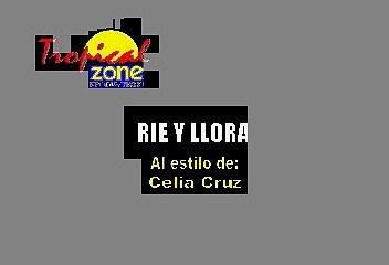 Rie y llora - Celia Cruz (Karaoke)