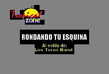 Rondando tu esquina - Los Toros Band (Karaoke)
