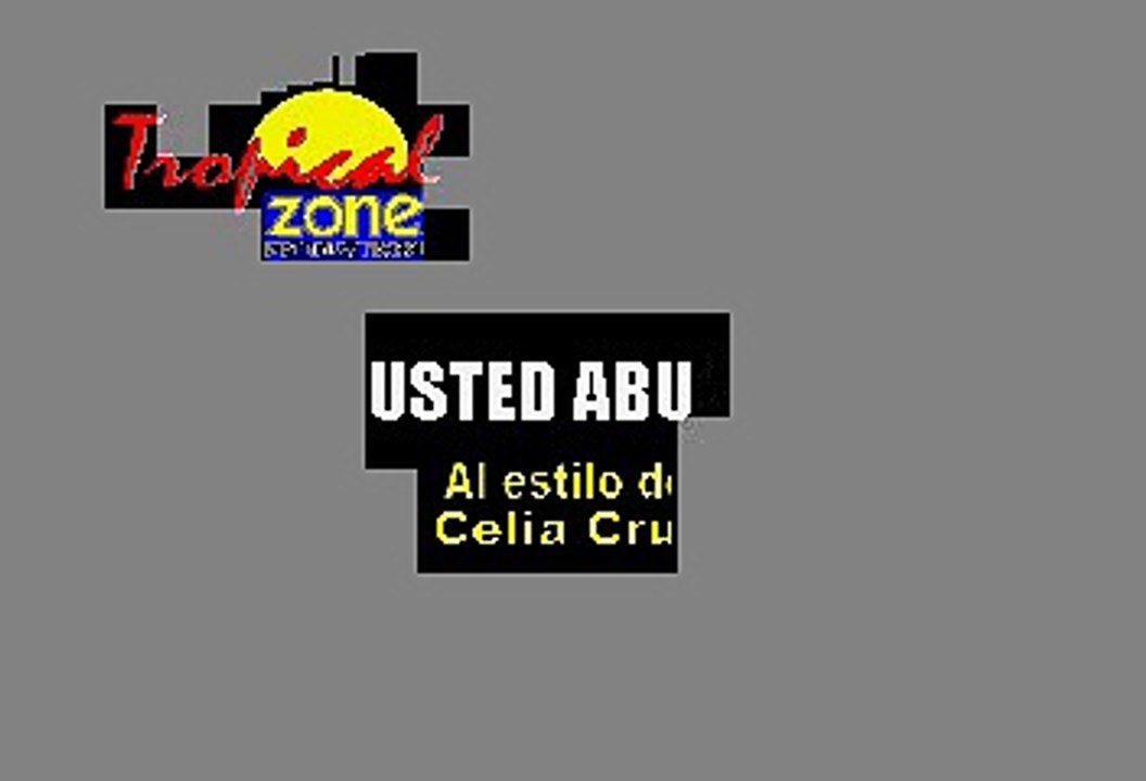 Usted Abuso - Celia Cruz (Karaoke)