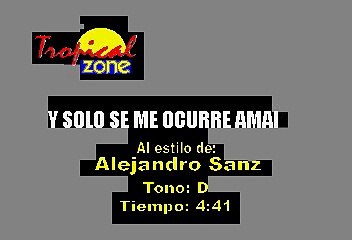 Y Solo Se Me Ocurre Amarte - Alejandro Sanz (Karaoke)