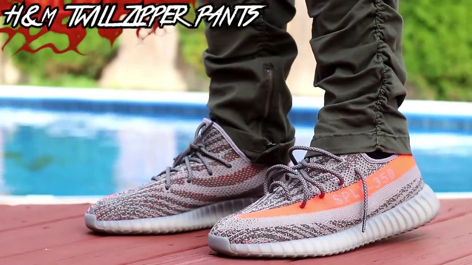 yeezy 350 v2 beluga on feet