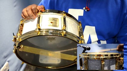 Beautiful Remo Louie Bellson LTD Edition snare, Dave Collingwood Crash and Hi hats Weekly