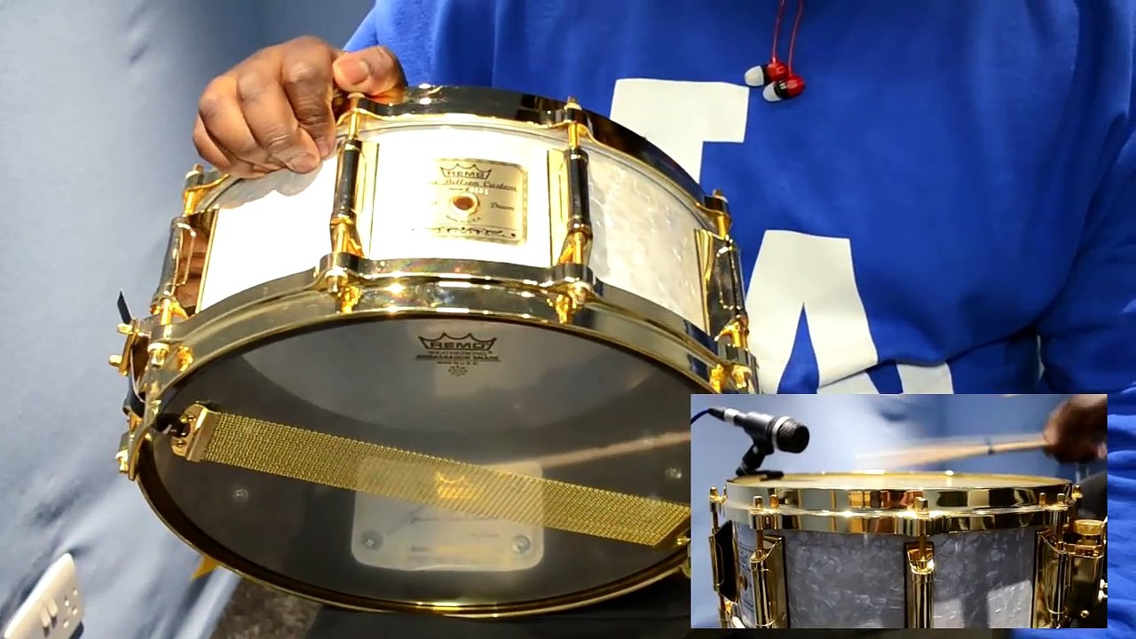 Beautiful Remo Louie Bellson LTD Edition snare,...