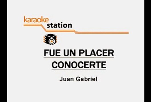 Rocio Durcal - Fue un placer conocerte (Karaoke)