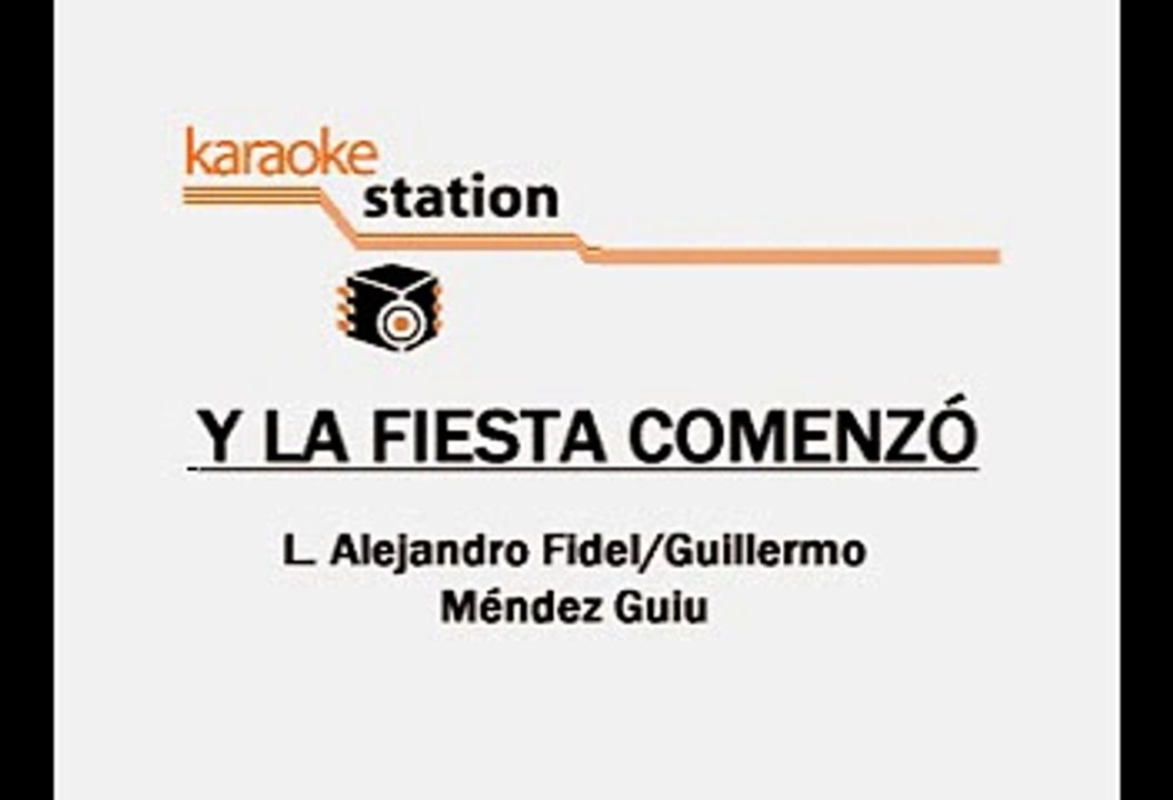 Timbiriche - Y la fiesta comenzo (Karaoke)