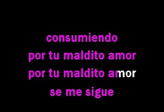 Vicente Fernandez - Por tu maldito amor (Karaoke)
