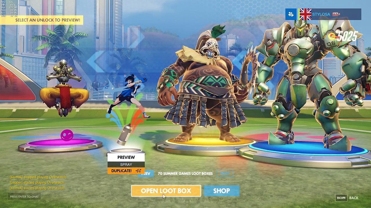 05. Overwatch Summer Games - Opening 101 NEW LOOT BOXES!