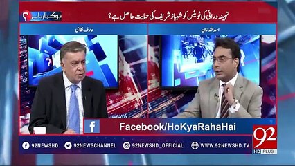 Ch Nisar does not need Shahbaz Sharif's support= Arif Nizami