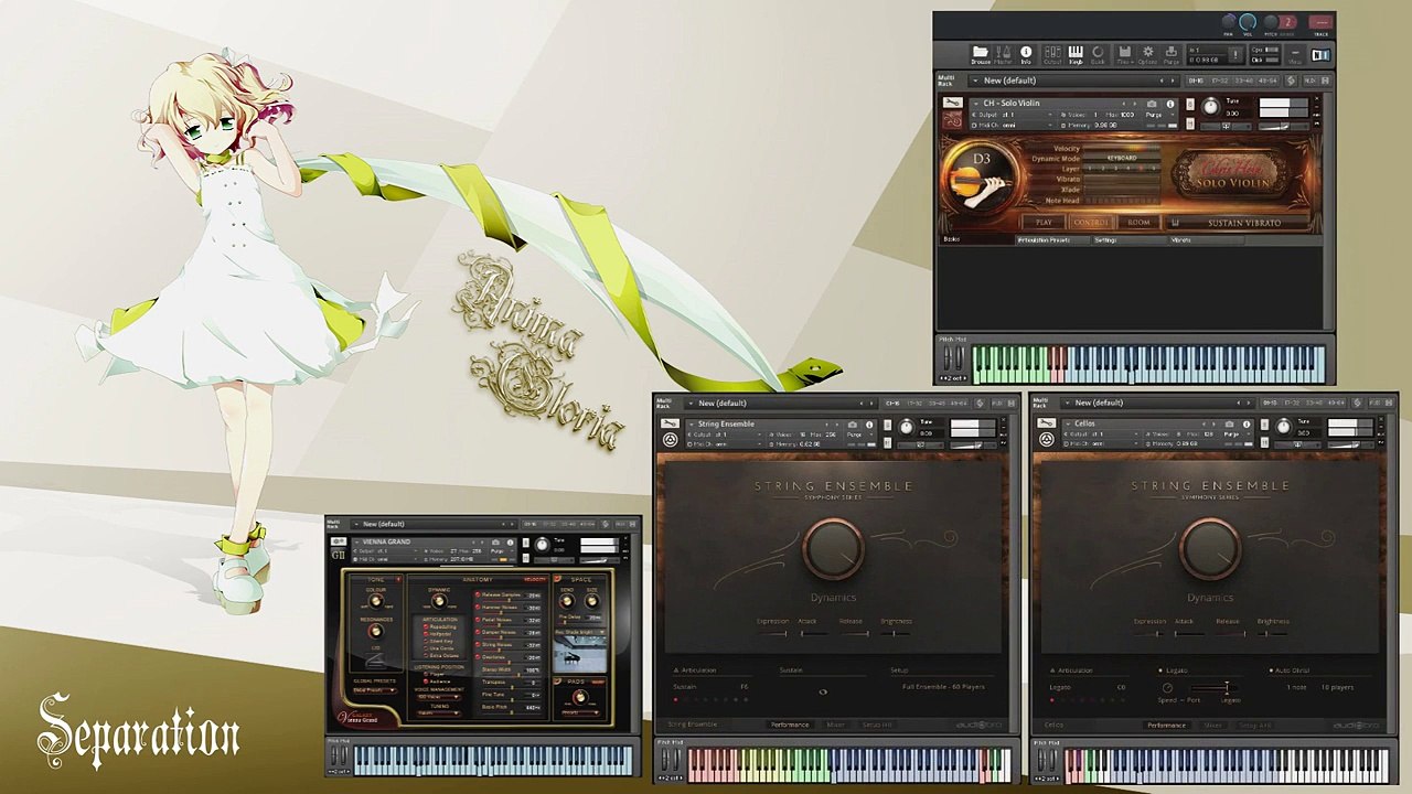 [VSTi] Soukyuu no Fafner: Dead Aggressor Separation (String orchestra with piano)