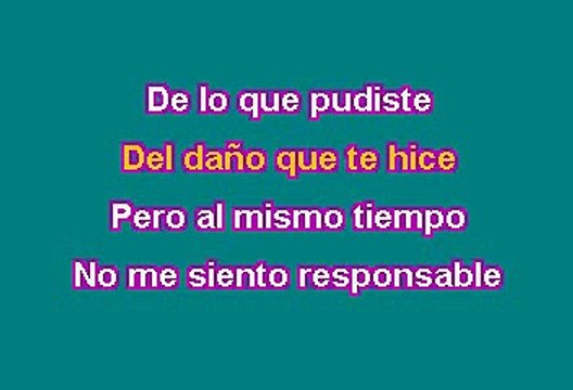 TE LO AGRADEZCO,PERO NO - ALEJANDRO SANZ (KARAOKE CON VOZ GUIA)