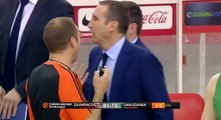 David Blatt confronts Sfairopoulos after Olympiakos Darussafaka game