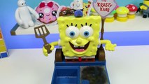 SpongeBob SquarePants KINDER JOY Surprise Eggs | Pretend Cooking Kinder Eggs with SpongeBo