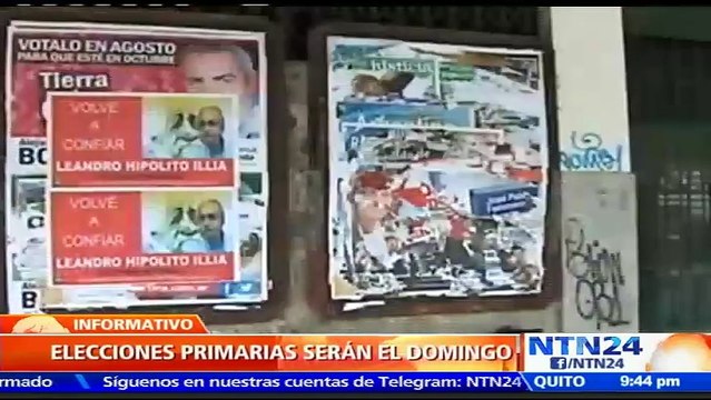 Partidos políticos en Argentina cerraron campañas políticas de cara a elecciones primarias del próximo domingo