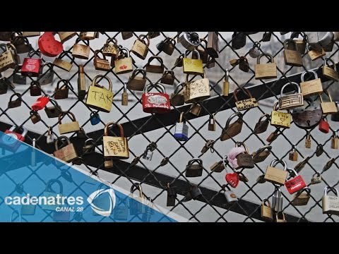 Iniciativa contra candados del amor en los puentes de Paris