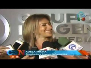 Adela Micha llega a la primera emisión de Imagen Radio a las 7 am