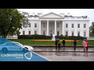 Hombre intenta burlar la seguridad de la Casa Blanca y ¡casi lo logra!