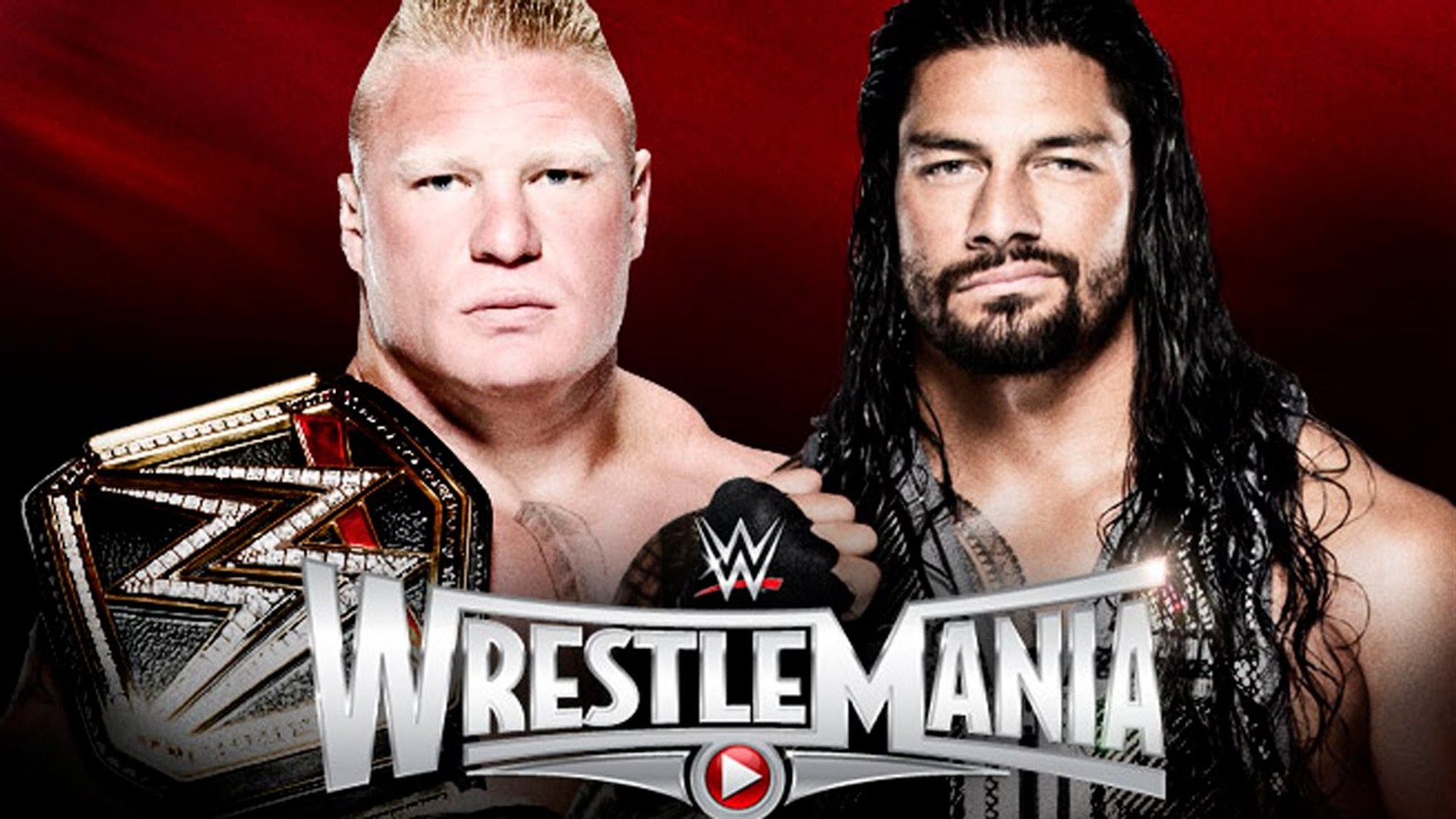 Romans Reigns Vs Brock Lesnar Wwe Wrestle Mania Video Dailymotion