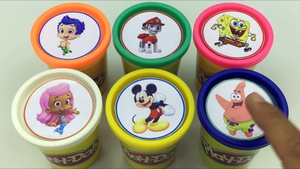 Download Video: Cups Stacking Toys Bubble Guppies Play Doh Surprise Mickey Mouse Paw Patrol Spongebob Squarepants