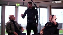 Paul Pogba Invades Zlatan Ibrahimovics Interview With Thierry Henry very Funny